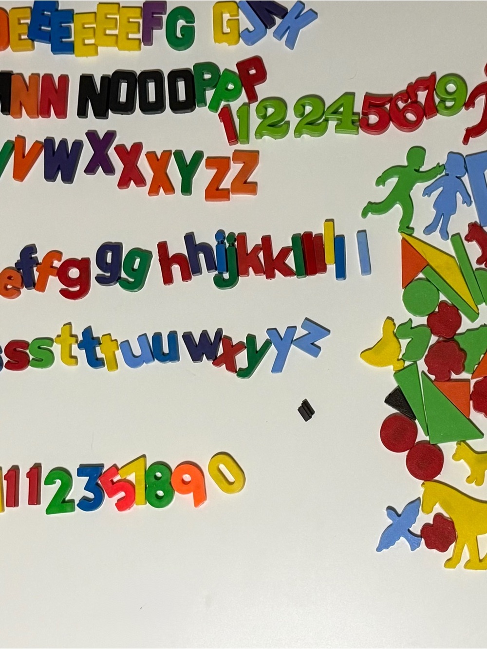 Vintage Alphabet Letter, Number, People, and Animal Magnets